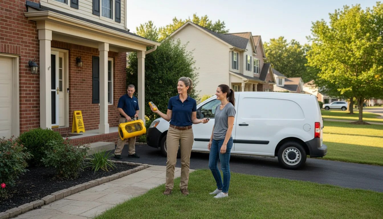 Water restoration image for Home Water Damage Repair in Bentonville, OH